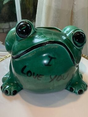 VTG Arnel’s Green Frog Planter 1978